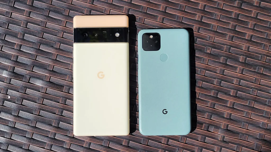 Google Pixel 6 Pro vs Google Pixel 5